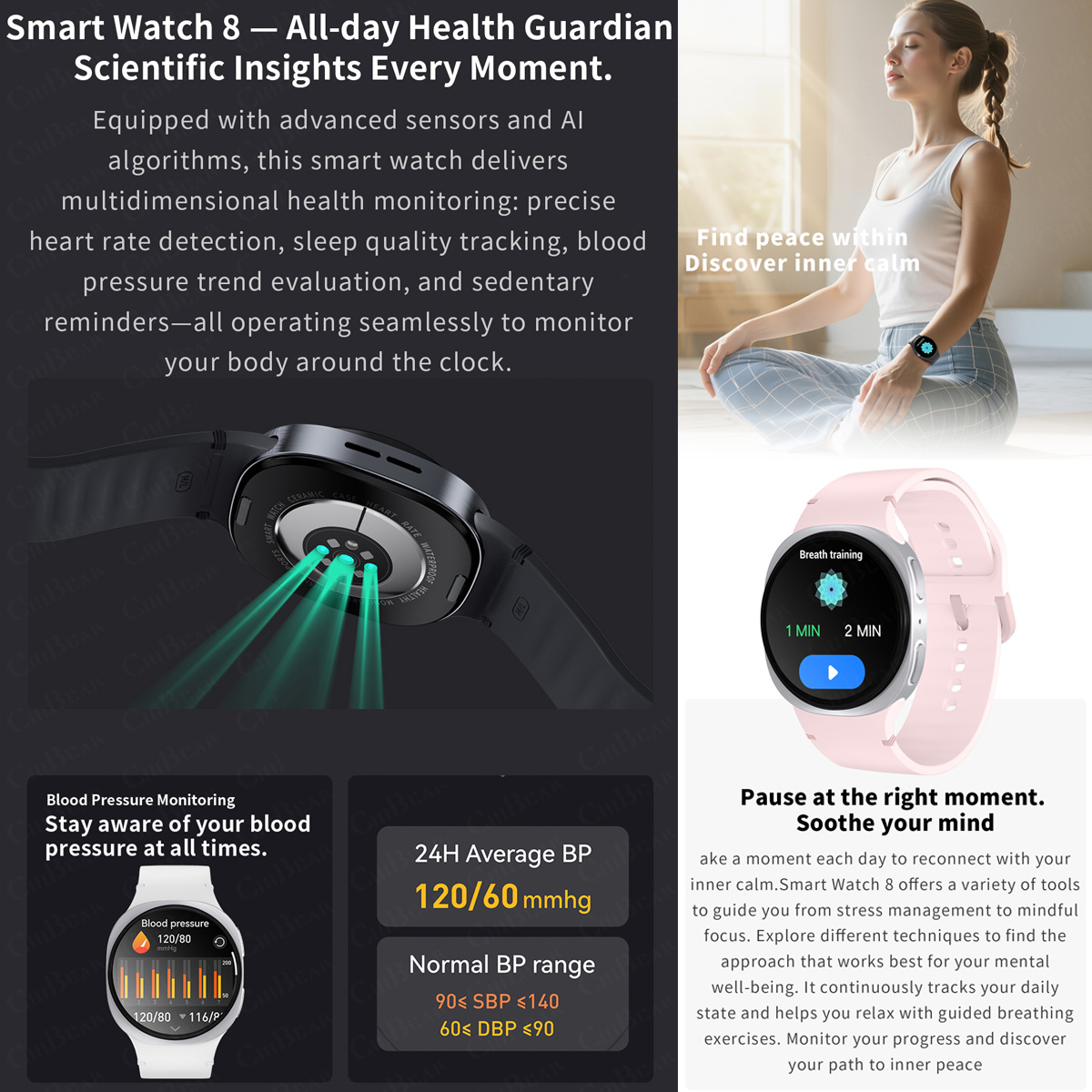 2026 New Watches 8 Mini GPS Tr - Nutrition Gym review and price