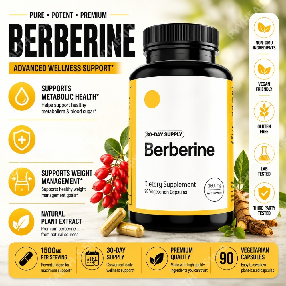 Berberine HCl Supplement 500mg - Berberine Hcl Capsule review and price