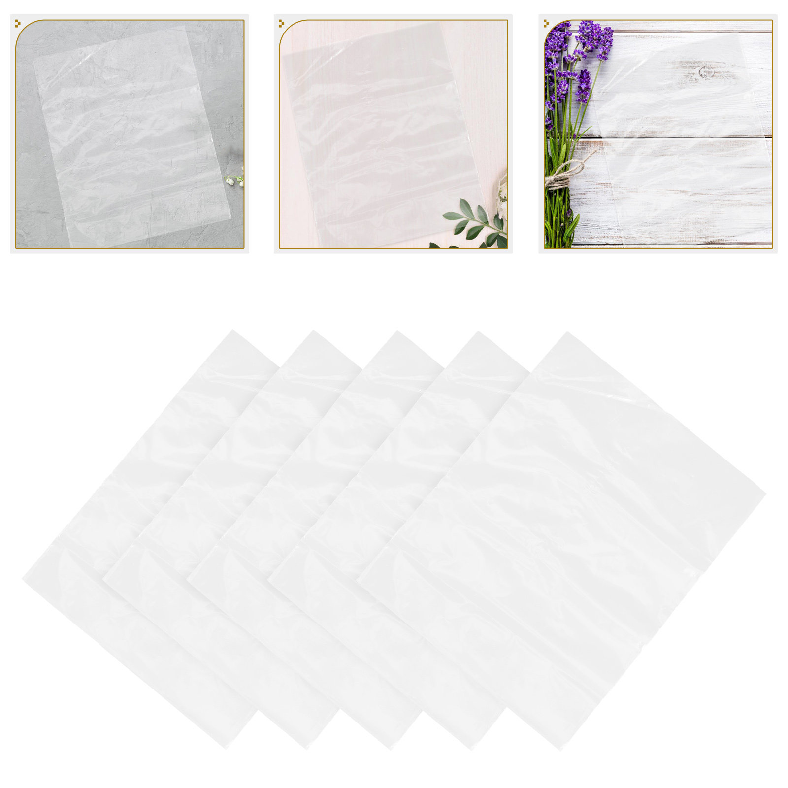 50pcs Flower Bags Plastic Fres - Nutrition & Fitness Hub review and price