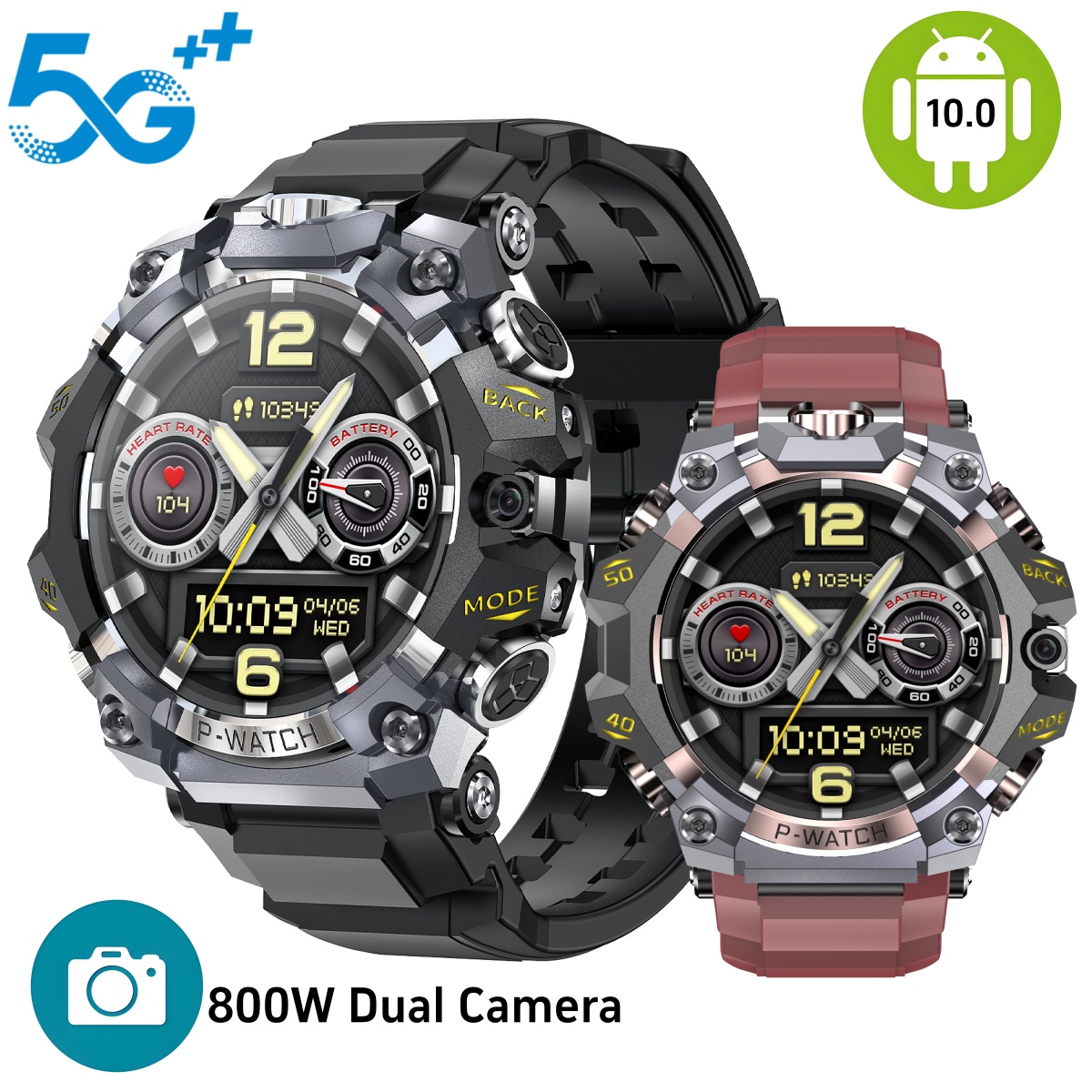 Q668 Smartwatch Android 10.0 1 - Nutrition Gym review and price