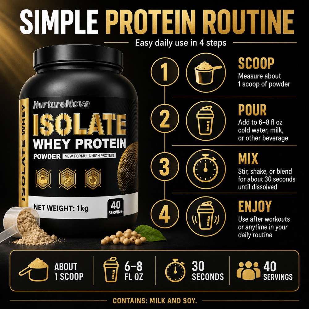 NurtureNova Isolate Whey Prote - Fitness Nutrition Whey Protein review and price