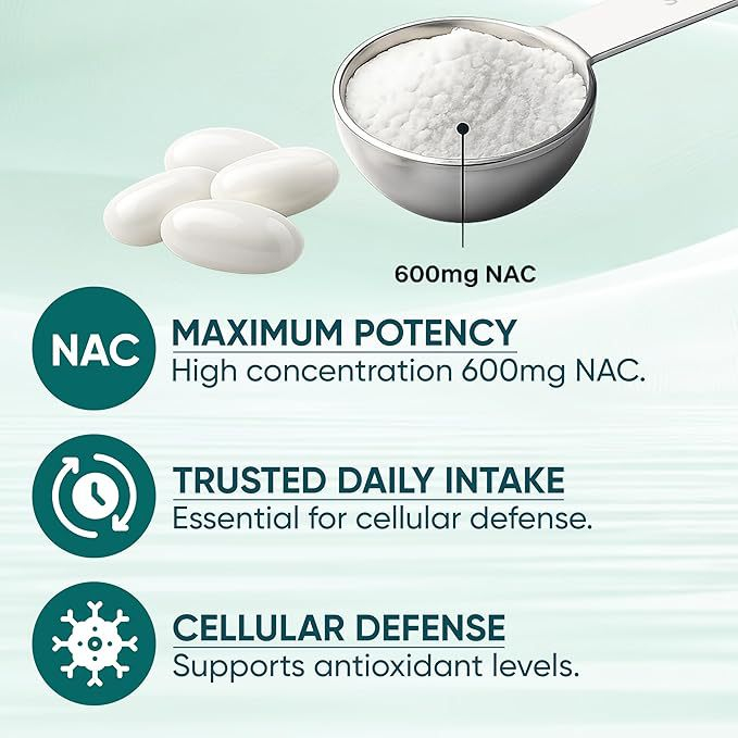 NAC 600mg Softgels with NAD+ C - Mct Oil Coconut review and price