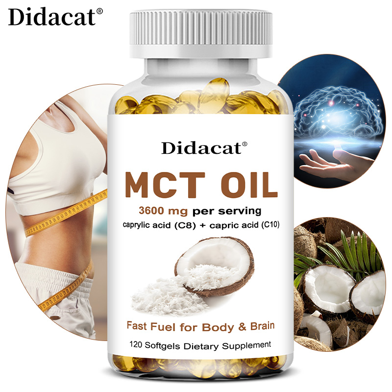 MCT Oil 3600 mg C8 C10 Capsule - Mct Oil Coconut review and price