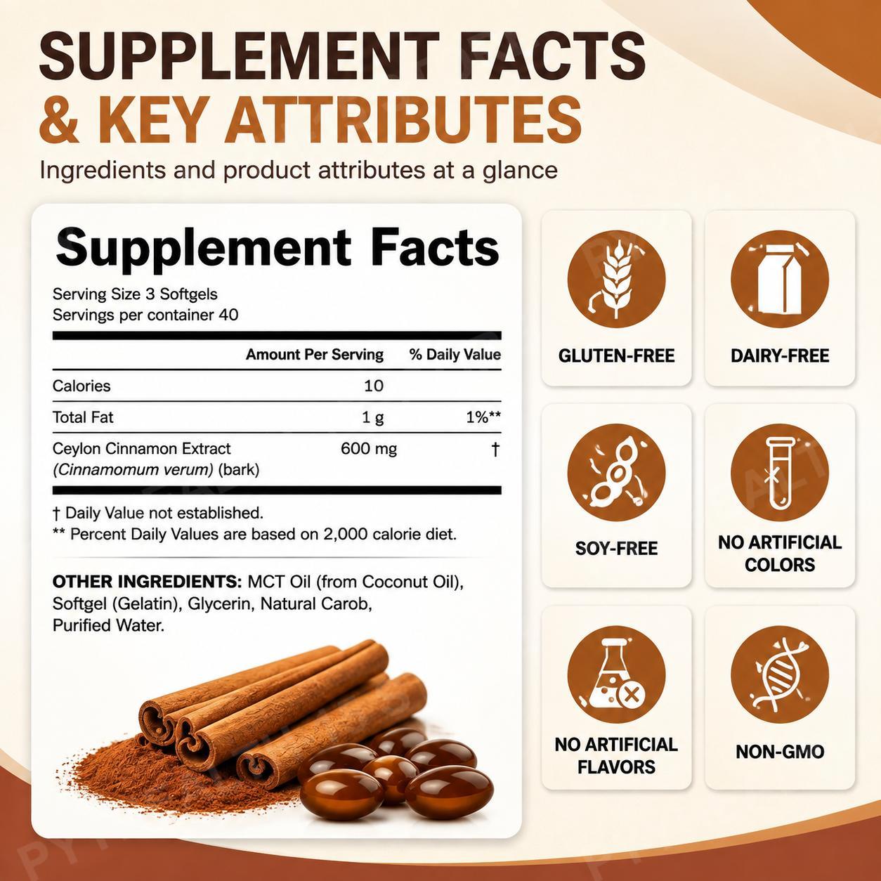 Ceylon Cinnamon with Coconut M - Mct Oil Coconut review and price