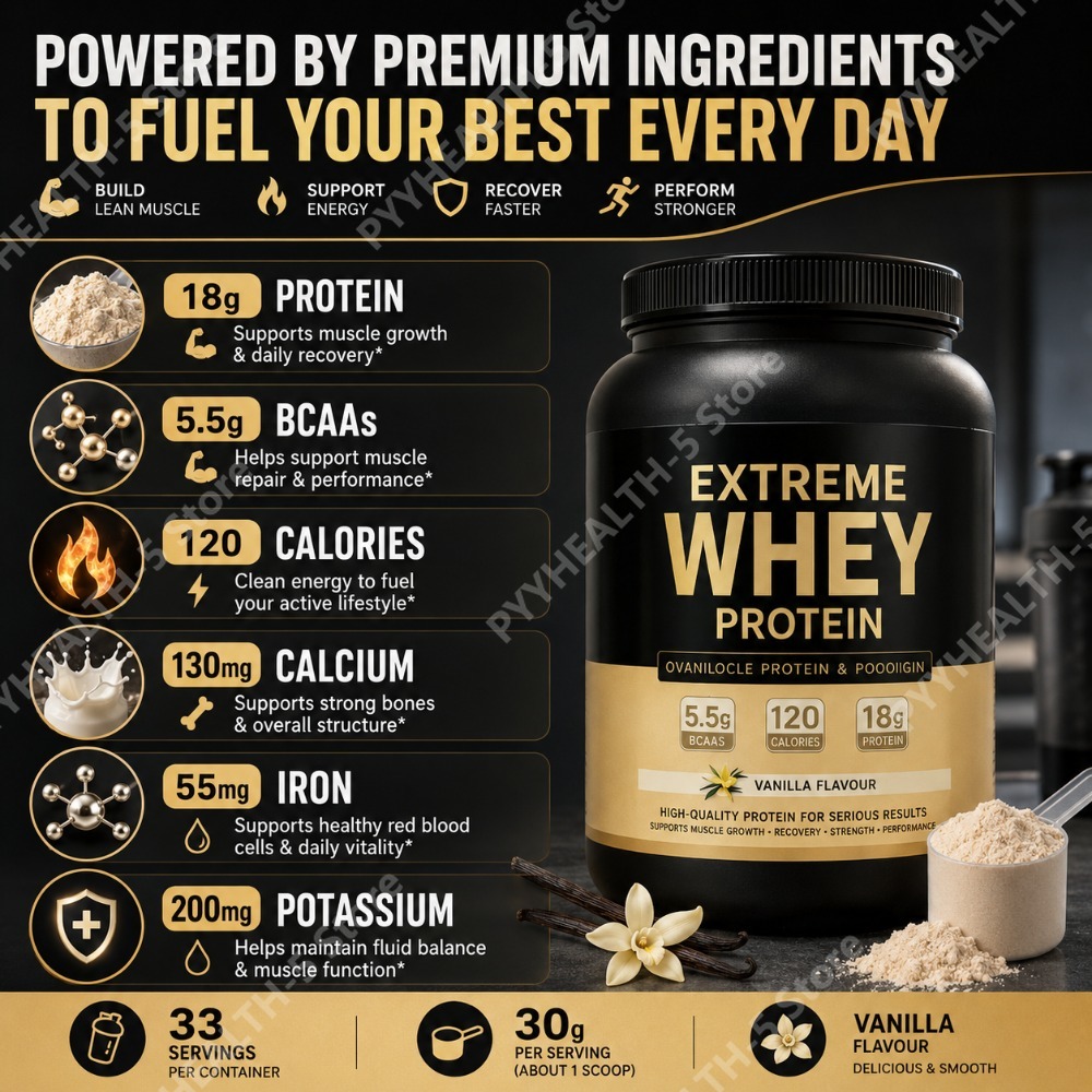 Vanilla Whey Protein Powder 2. - Fitness Nutrition Whey Protein review and price