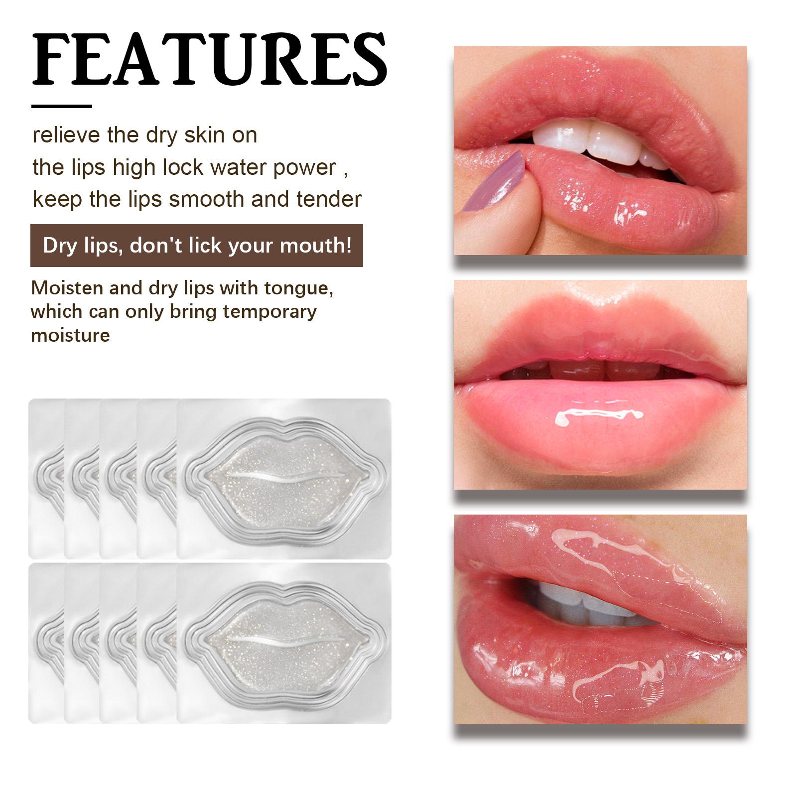 Hoygi Hydrogel Lip Mask Sheets - Mct Oil Coconut review and price