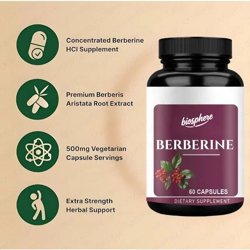 Berberine Supplement-60 vegeta - Berberine Hcl Capsule review and price